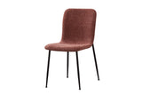 Chaise Alice – Bouclé rose – vue 4