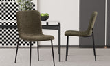 Chaise Alice – Bouclé vert – vue 2
