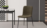 Chaise Alice – Bouclé vert – vue 3