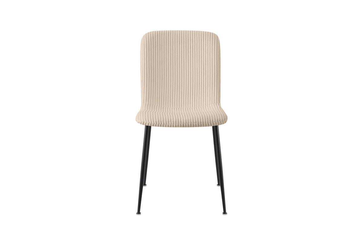Chaise Alice – Corduroy beige – vue principale