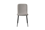 Chaise Alice – Corduroy gris clair – vue principale