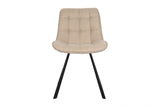 Chaise Ariba – Beige / gris clair – vue principale