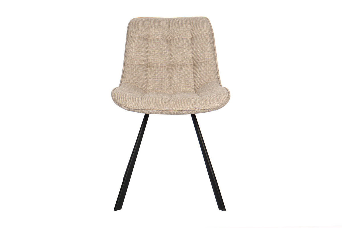 Chaise Ariba – Beige / gris clair – vue principale