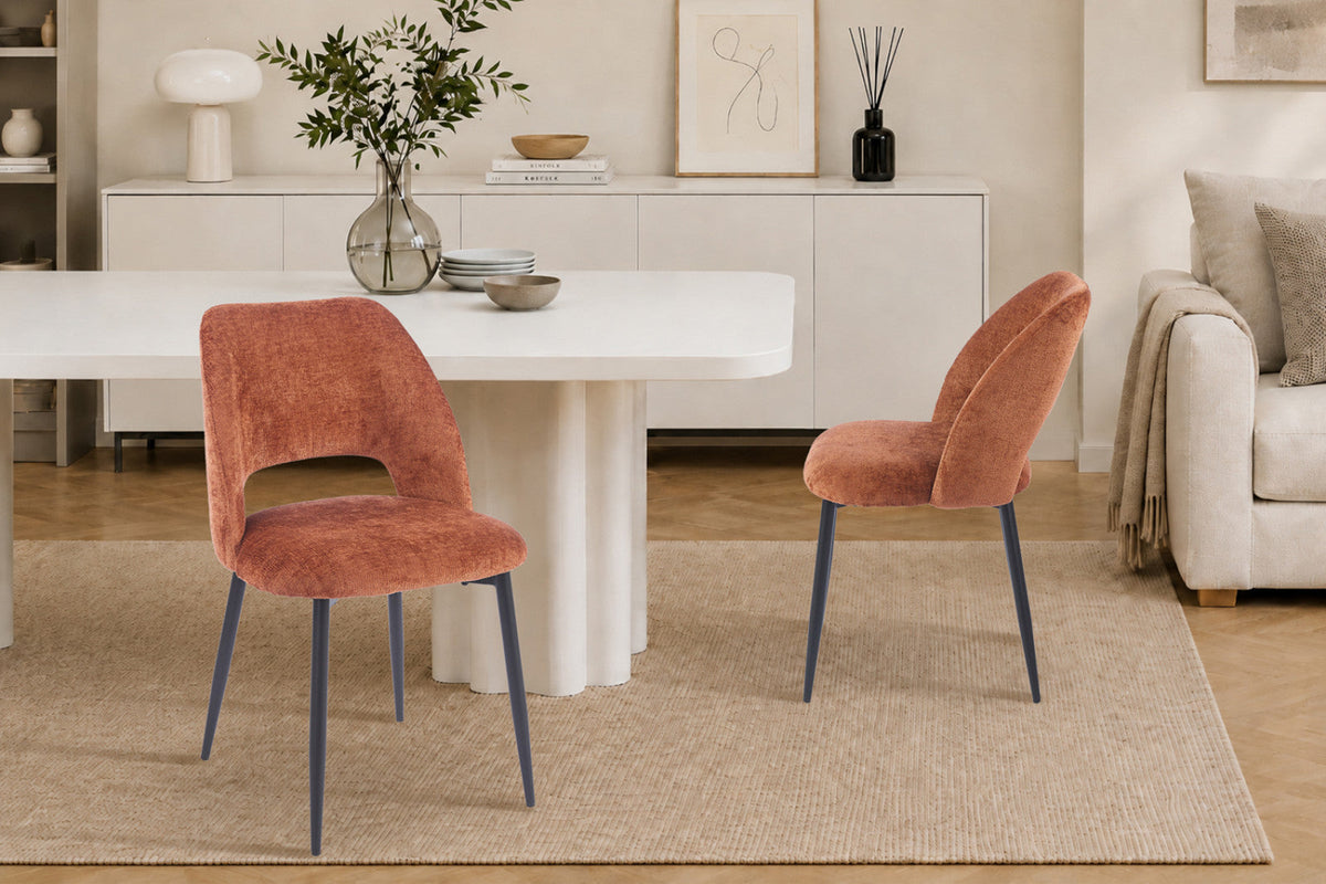 Chaise Arlo – Rouille – vue 2