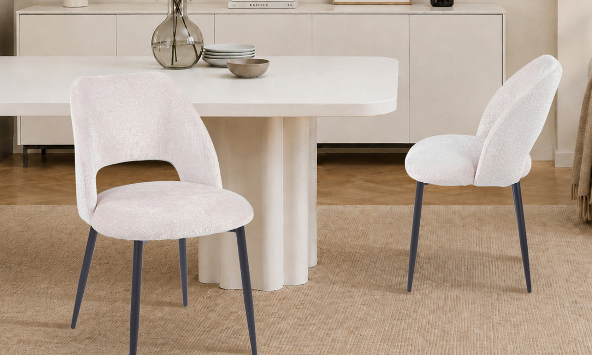 Chaise Arlo – Écru – vue 3