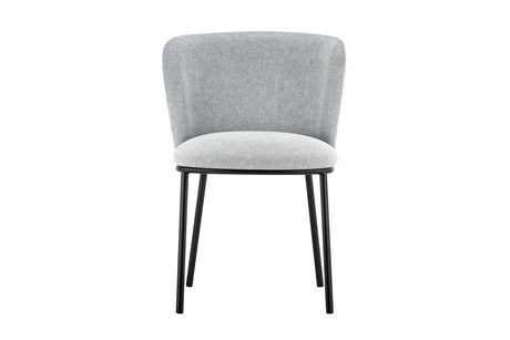 Chaise Arthur – Gris clair – vue principale