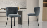 Chaise Arthur – Gris foncé – vue 2