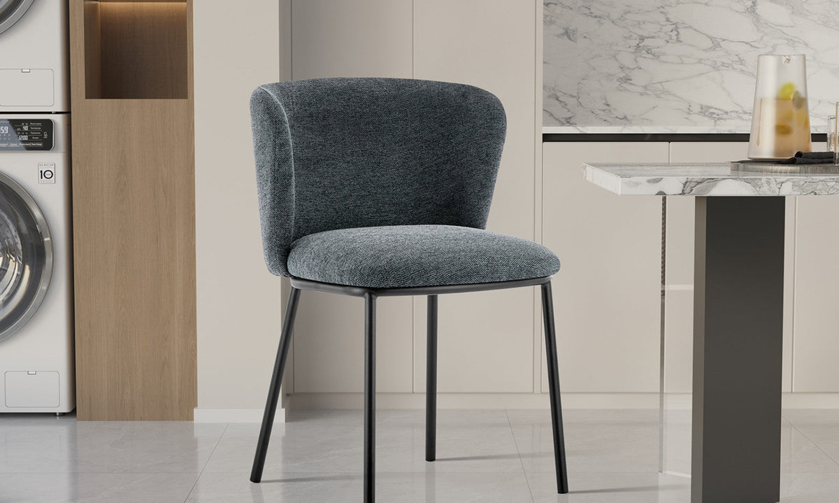 Chaise Arthur – Gris foncé – vue 3