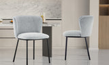 Chaise Arthur – Gris clair – vue 2