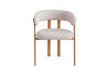 Chaise avec accoudoirs Julia – Naturel – vue principale
