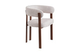 Chaise avec accoudoirs Julia – Noyer – vue 5