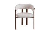 Chaise avec accoudoirs Julia – Noyer – vue principale