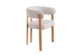Chaise avec accoudoirs Julia – Naturel – vue 5