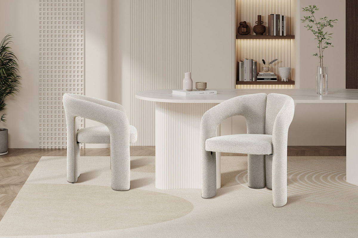 Chaise Beja – Écru – vue 4