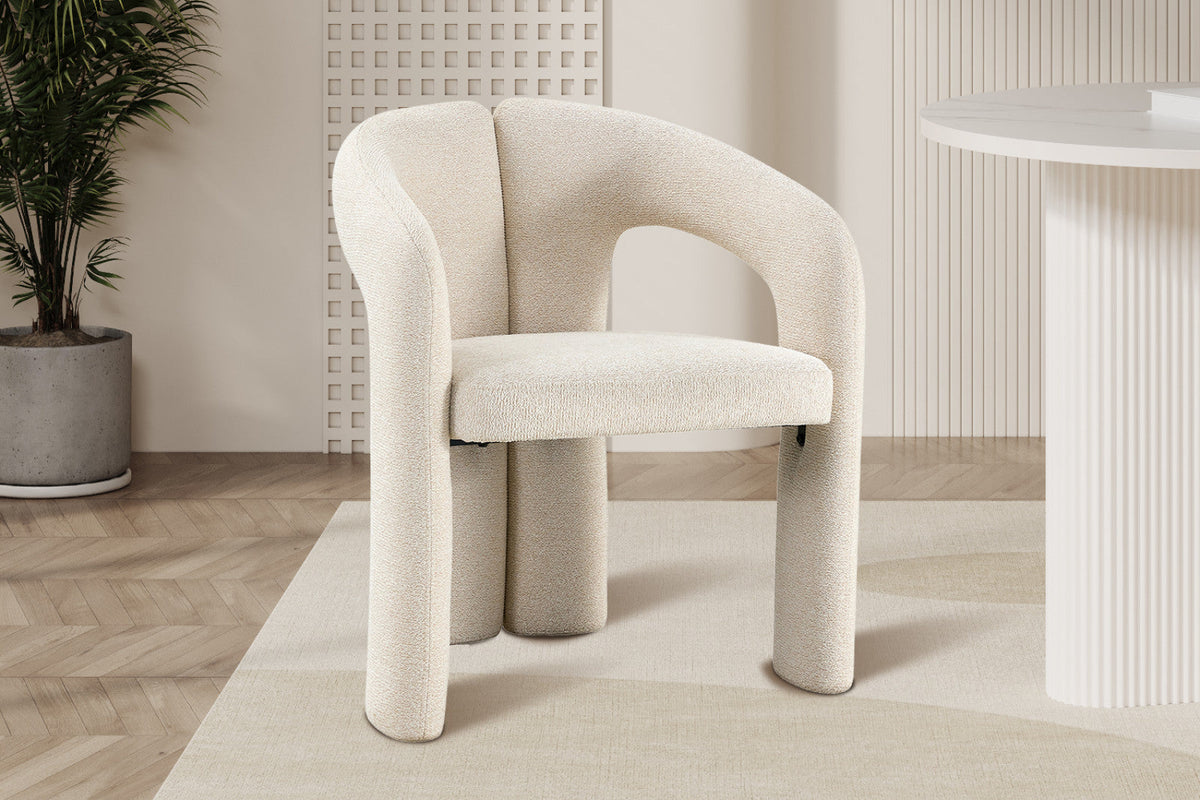 Chaise Beja – Beige – vue 3