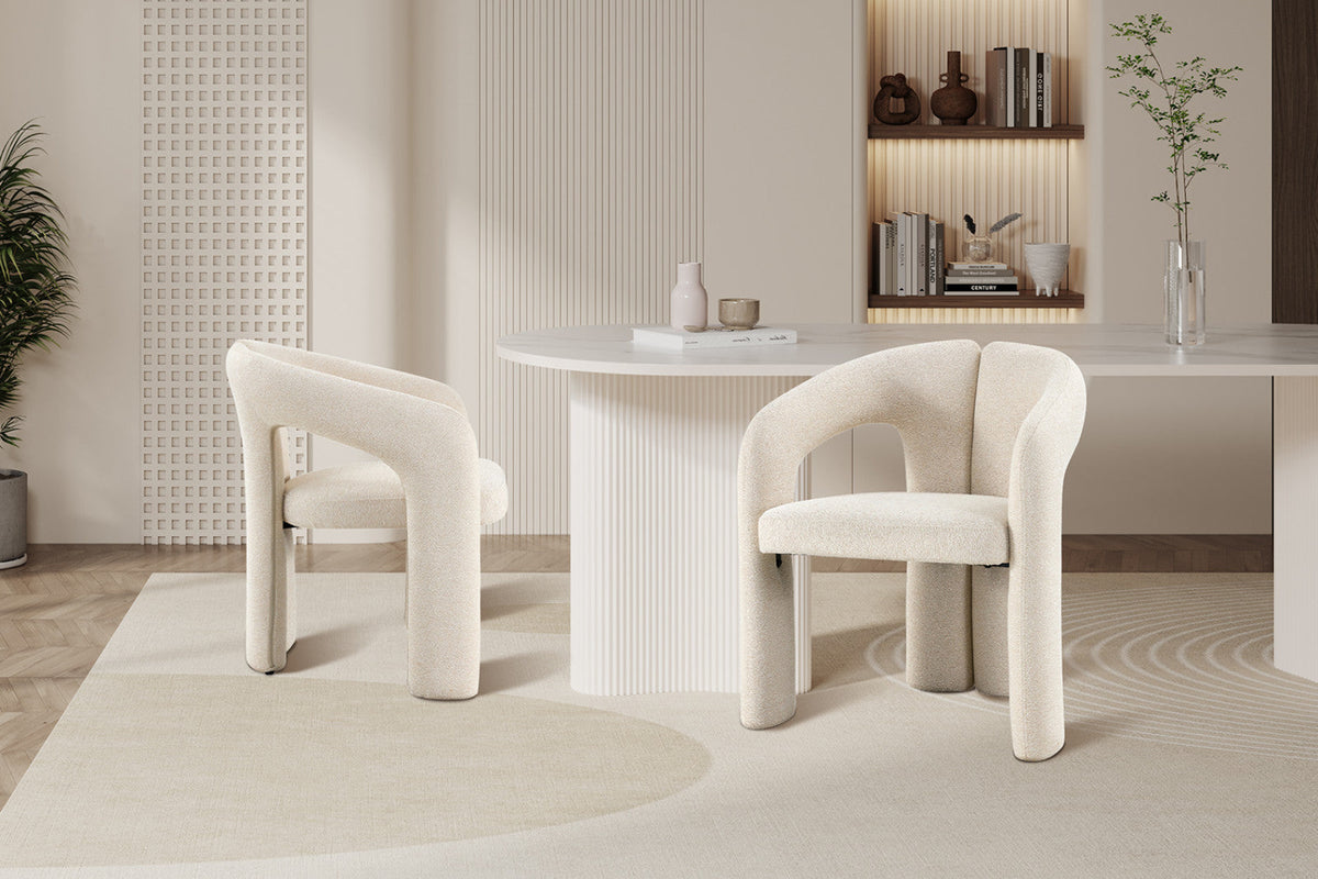 Chaise Beja – Beige – vue 4
