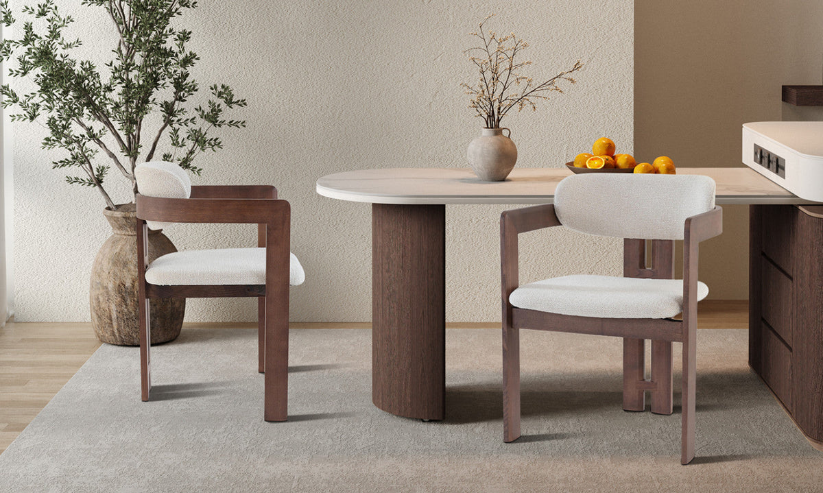 Chaise Camille – Frêne noyer – vue 2