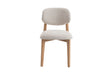Chaise Carmen – Chêne naturel, tissu beige – vue principale