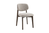 Chaise Carmen – Chêne fumé, tissu sable – vue 5