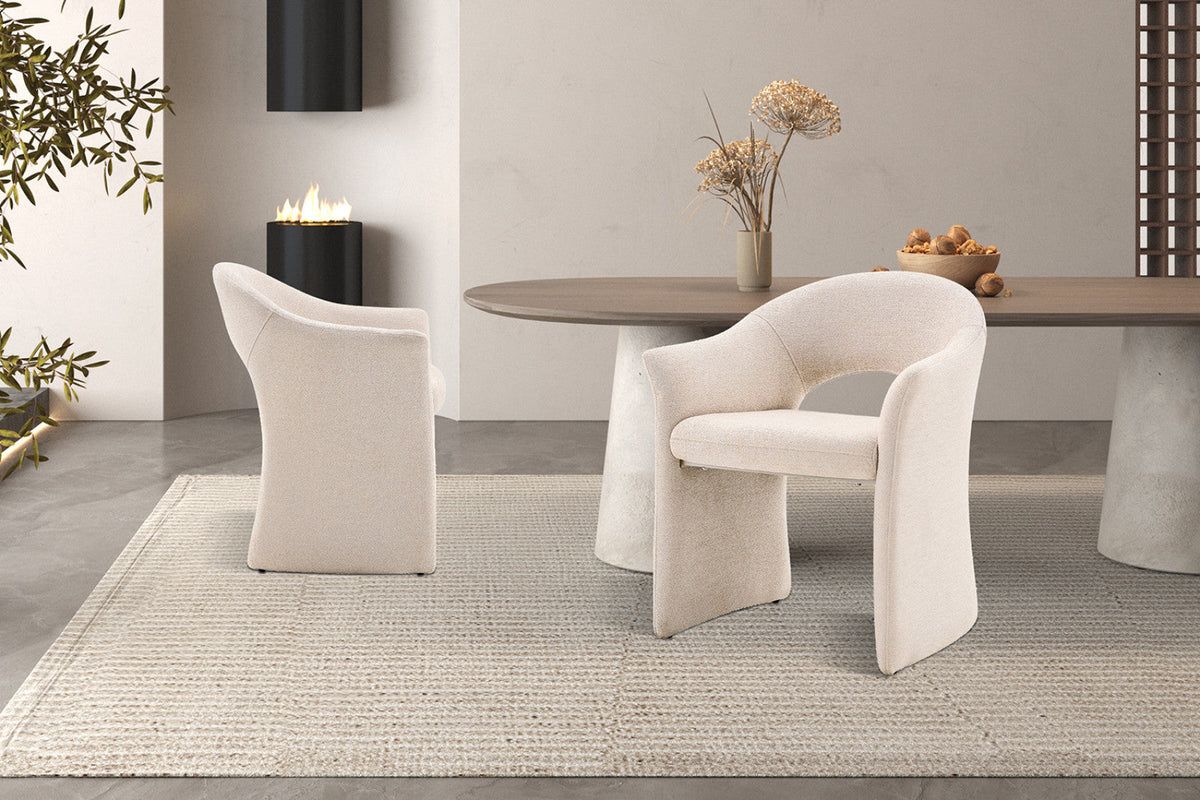 Chaise Charlotte – Beige – vue 4