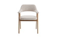 Chaise Coralie – Chêne naturel, tissu beige – vue principale