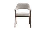 Chaise Coralie – Chêne fumé, tissu sable – vue principale