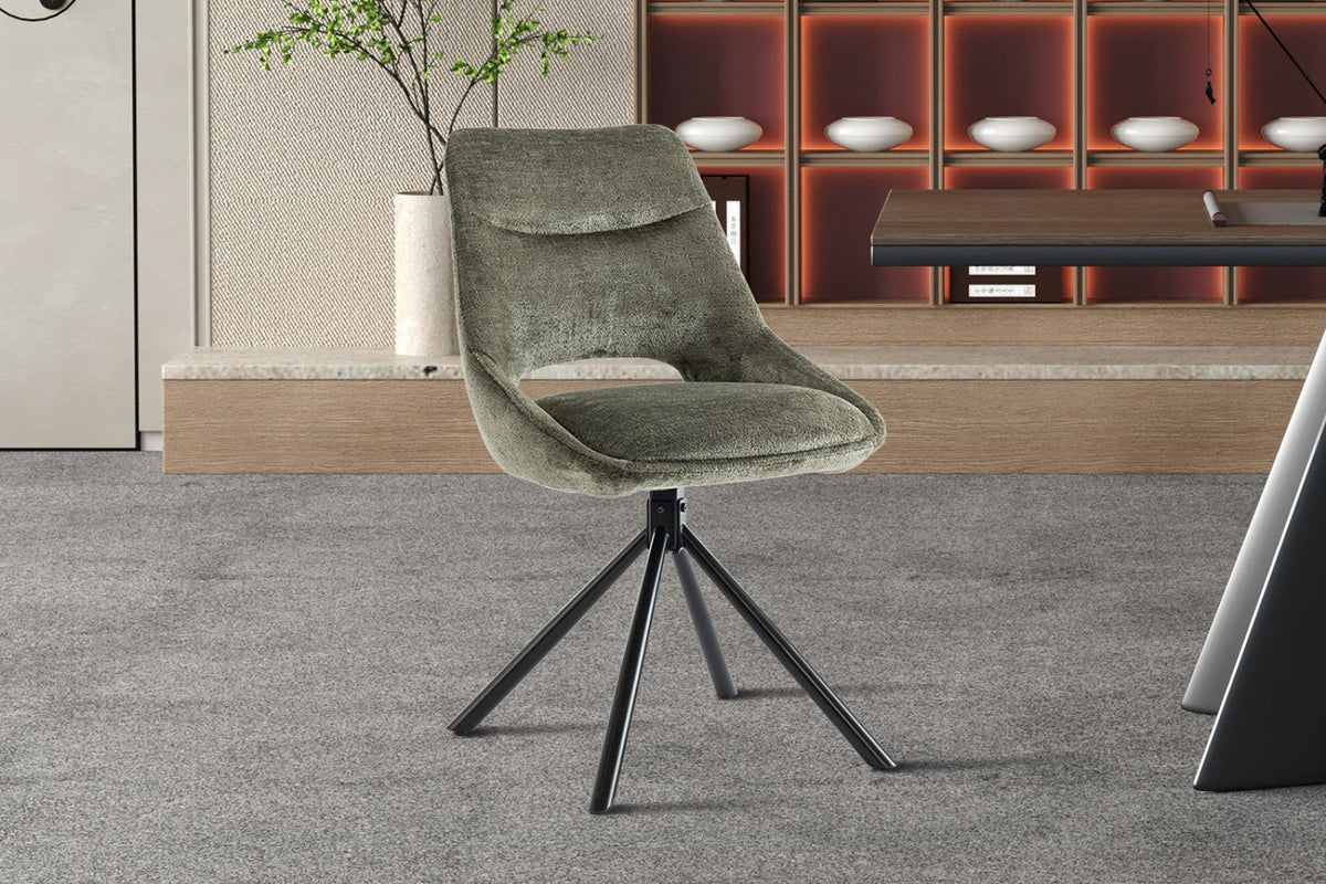 Chaise Dante – Vert – vue 3