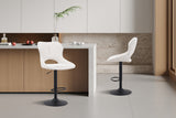 Chaise de bar Mori – Beige – vue 4