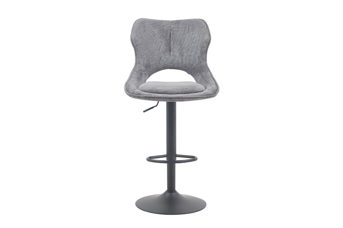 Chaise de bar Mori – Gris foncé – vue principale