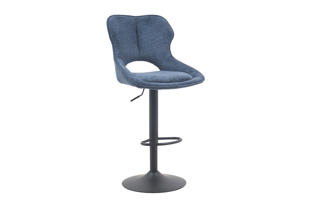 Chaise de bar Mori – Bleu – vue 5