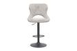 Chaise de bar Mori – Gris clair – vue principale