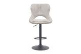 Chaise de bar Mori – Gris clair – vue principale