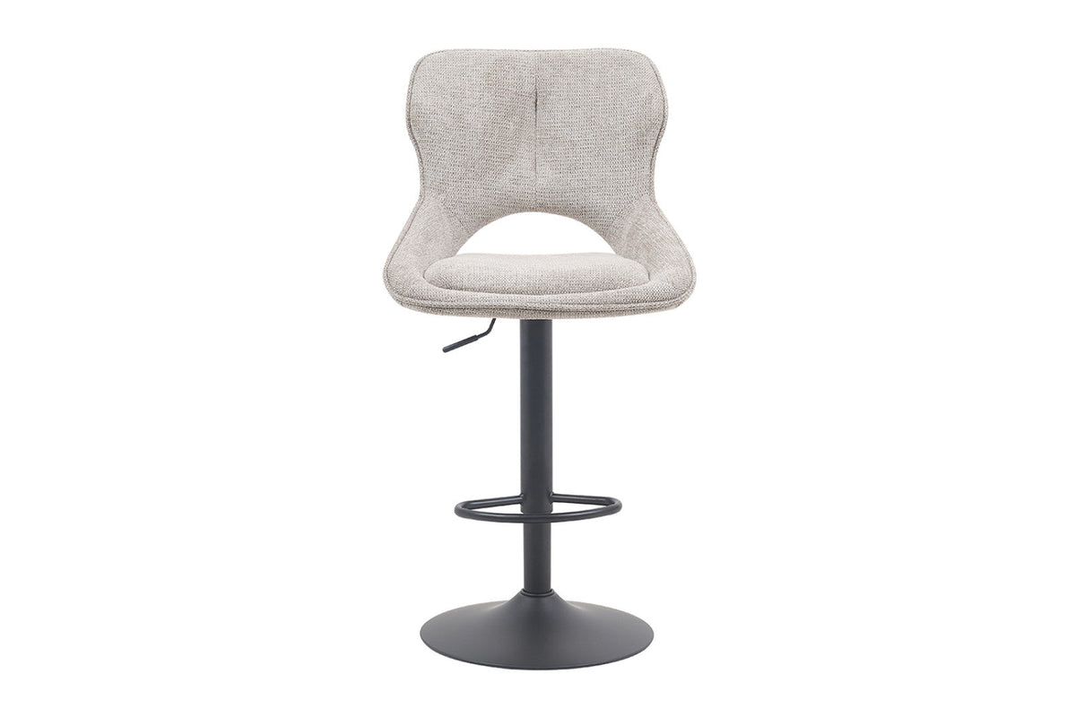 Chaise de bar Mori – Gris clair – vue principale