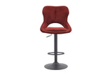 Chaise de bar Mori – Rouge – vue principale