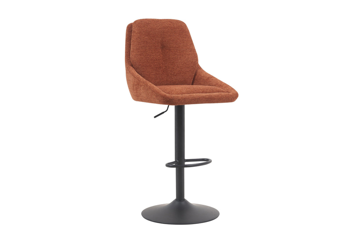 Chaise de bar pivotante Sabine – Rouille – vue 5