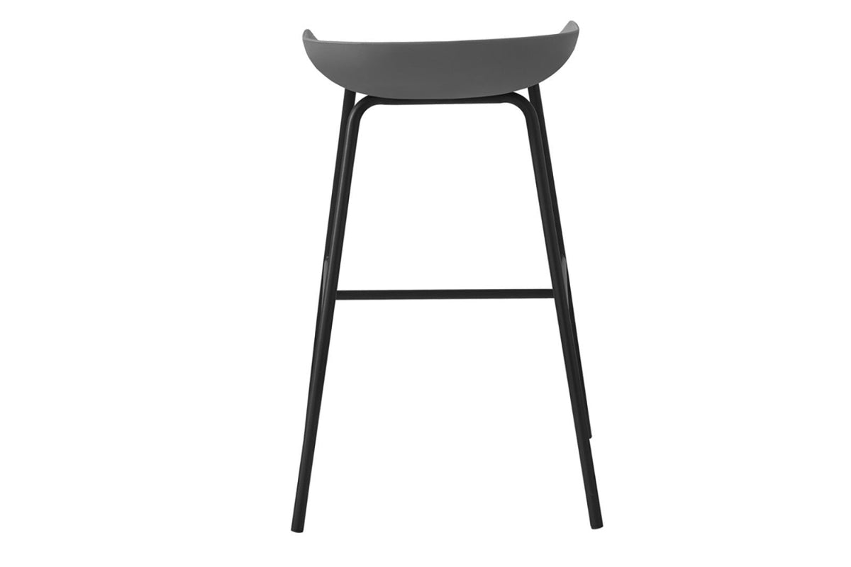 Chaise de comptoir Anna – Gris – vue 5