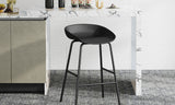 Chaise de comptoir Anna – Noir – vue 2