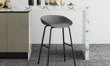 Chaise de comptoir Anna – Gris – vue 2