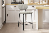 Chaise de comptoir Antura – Gris clair – vue 3