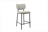 Chaise de comptoir Antura – Gris clair – vue 5