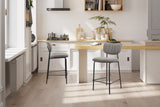 Chaise de comptoir Antura – Gris foncé – vue 4