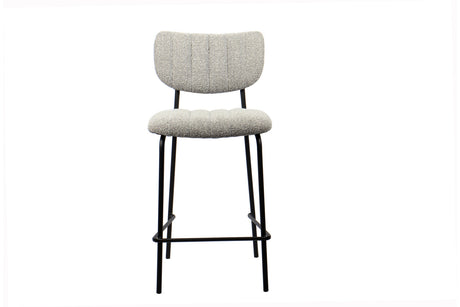 Chaise de comptoir Antura – Gris clair – vue principale