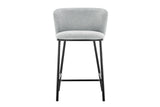 Chaise de comptoir Arthur – Gris clair – vue principale