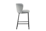 Chaise de comptoir Arthur – Gris clair – vue 5