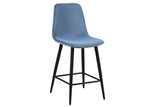 Chaise de comptoir Boy – Bleu clair – vue 3