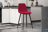 Chaise de comptoir Boy – Bordeaux – vue 2