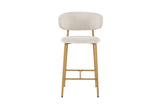 Chaise de comptoir Coco – Beige – vue principale