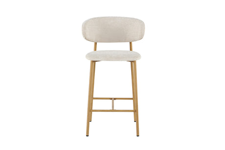 Chaise de comptoir Coco – Beige – vue principale