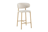 Chaise de comptoir Coco – Beige – vue 5