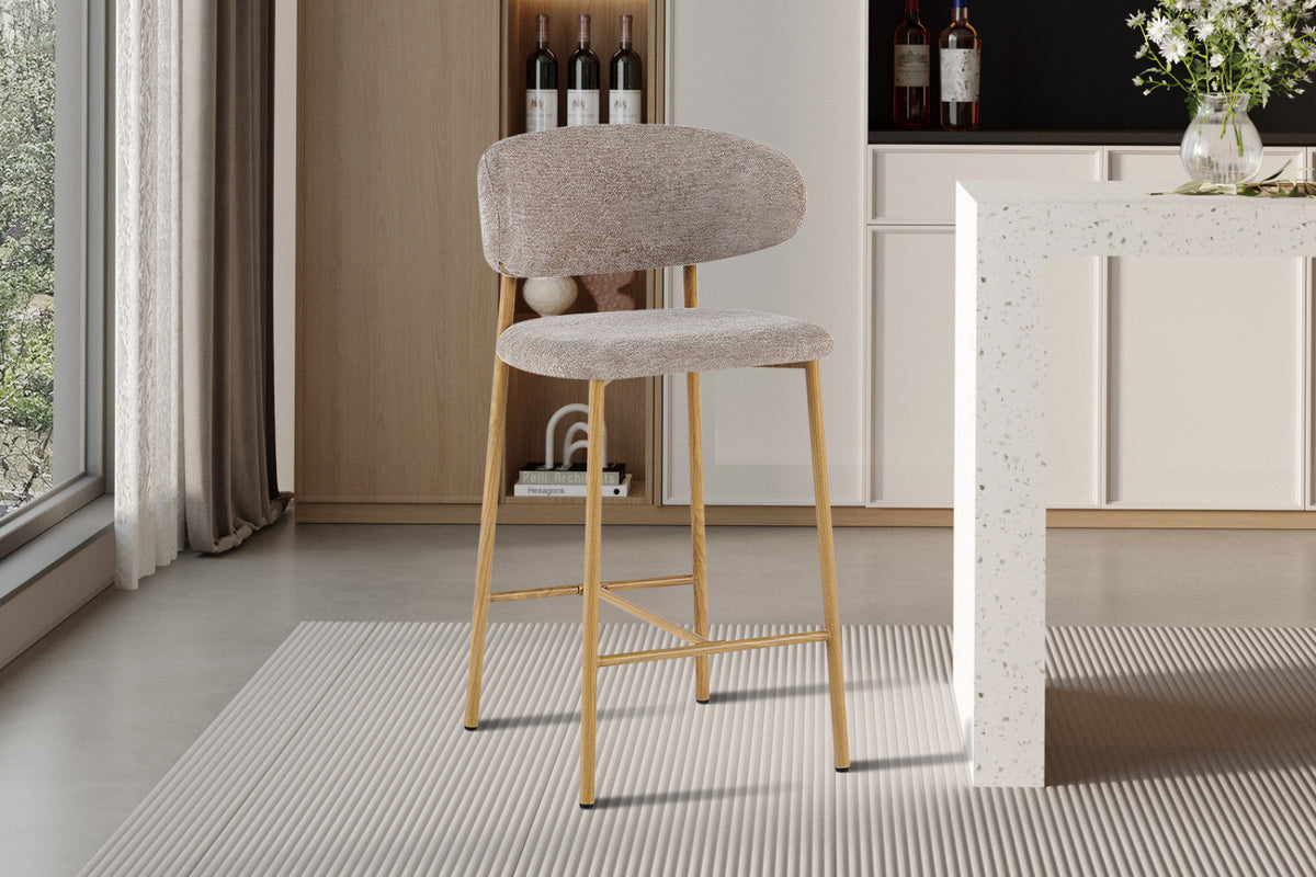Chaise de comptoir Coco – Sable – vue 3
